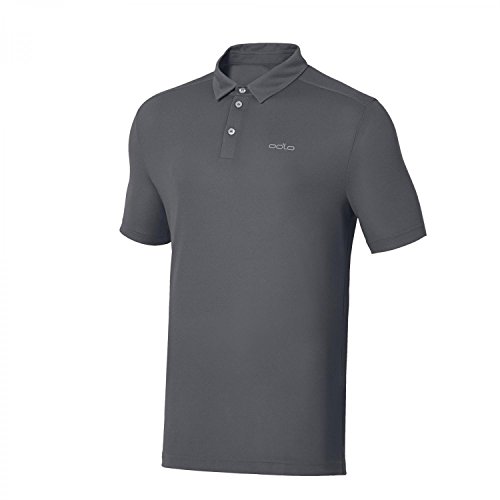 Odlo Polo Shirt Short Sleeve Peter - Polo para Hombre, Color Gris, Talla M