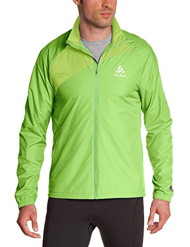 Odlo Running - Jacke Jacket Logic Timer - Chaqueta de Running para Hombre, Color Multicolor, Talla S