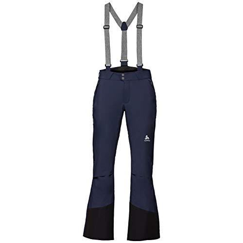 Odlo Sly Logic Pantalones, Mujer, Azul Marino, Extra-Large