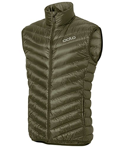 Odlo Weste Vest Air Cocoon - Chaleco para Hombre, Color Verde, Talla S