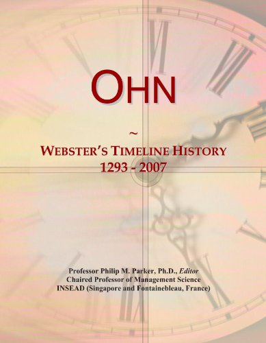 Ohn: Webster's Timeline History, 1293 - 2007