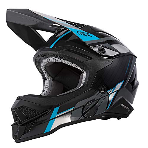 O'NEAL | Casco de Moto | Moto, Enduro | Estándares de Seguridad ECE 22.05, Carcasa de ABS, ventilación y refrigeración óptima | 3SRS Helmet Vision | Adultos | Gris Azulado | Talla S