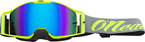 O'Neal Motocross Brille B-30 Goggle Reseda Radium, Blau Neongelb, 6027