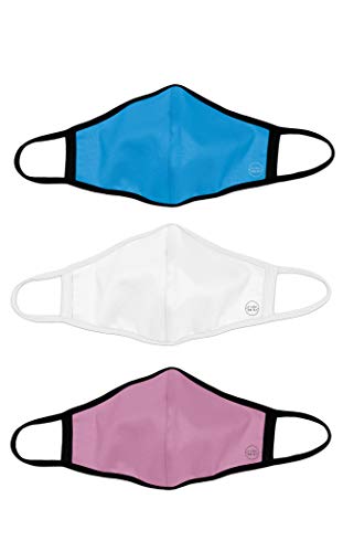 Pack Mascarillas Higiénicas de Tela Reutilizable Homologadas - Infantil Rosa/Azul/Blanca