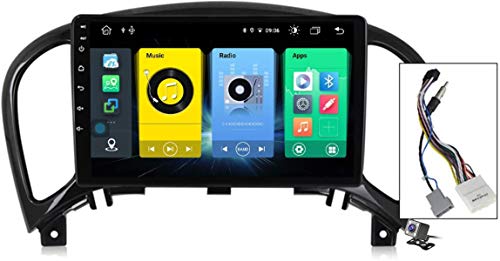 Pantalla táctil QLED de 9 Pulgadas Android 10 Navegación Multimedia para Nissan Juke 2010-2014, RDS FM Am Autoradio estéreo con Sistema GPS, soporta DSP Carplay