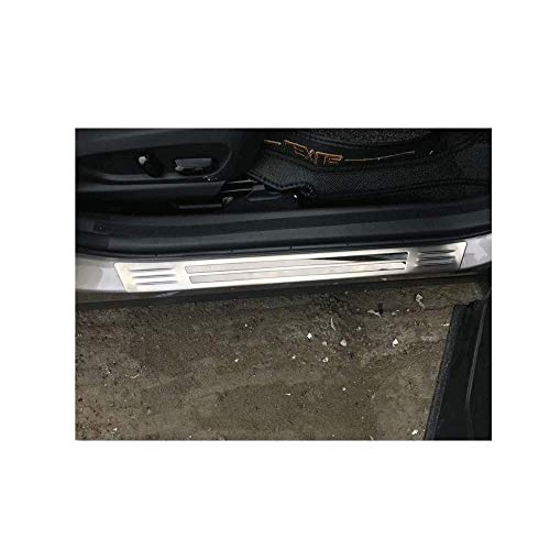 QHYX-bee 4pcs Acero Inoxidable Door Sill Kick Plates,ara Seat Lexus Ux200 2019 2020 Protector Sticker, Antideslizante Antiarañazos, Placa Bienvenida DecoracióN Accesorios