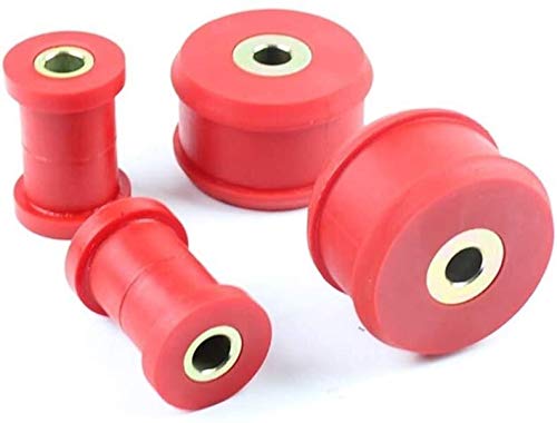 QZSQ Piezas de Repuesto de automóviles Automotriz Frontal Control Brazo de Poliuretano Kit for Jetta Mk4 85-06 for VW Beetle Mk4 98-06 for Golf MK2 MK3 MK4 85-06 11.25 (Color : Red)