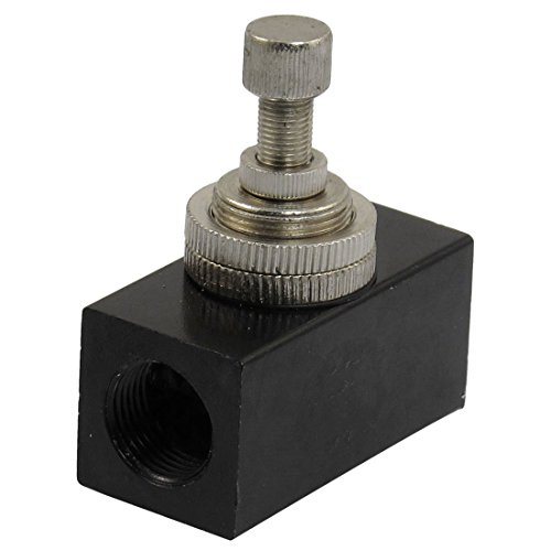 RE-03 Negro G3 / 8 "Diámetro de tubo de válvula de control de flujo de aire neumático