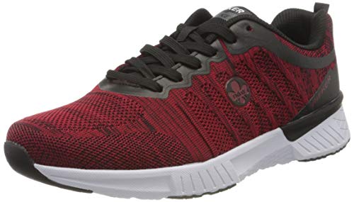 Rieker Frühjahr/Sommer B9800, Zapatillas Hombre, Rojo (Rot-Schwarz/Schwarz 35), 43 EU