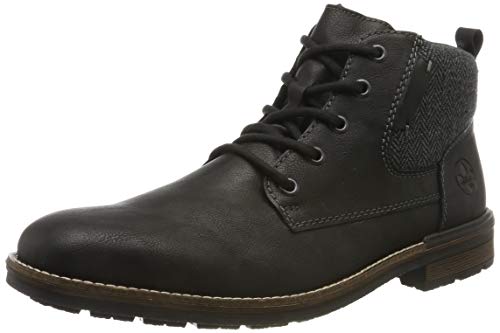 Rieker Herbst/Winter, Botas Clasicas Hombre, Negro (Schwarz/Grau 00), 44 EU