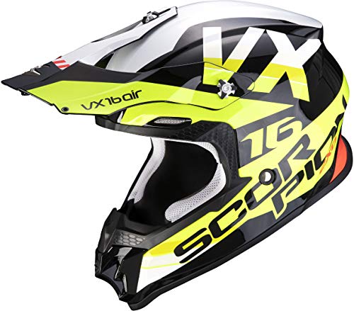 Scorpion VX-16 AIR X-TURN Black-Neon Yellow-White S