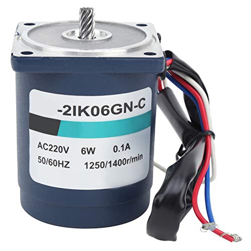 Socobeta 50/60 HZ Ajuste de Velocidad + Caja de Cambios + Controlador de Velocidad Motor Reductor Motor de Engranajes de CA Durable 100% Nuevo XD2IK06GN-C Sensible para Moter(75)