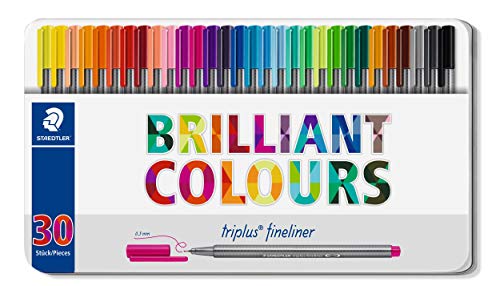 STAEDTLER 334 M30 - Rotulador de diseño triangular, Multicolor, solo bolígrafos