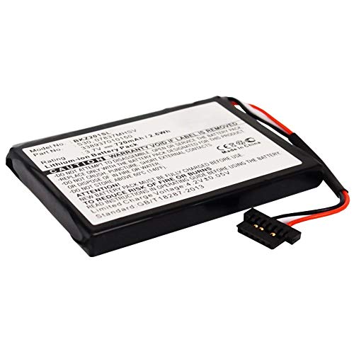 subtel® Batería de Repuesto 07837MHSV,338937010150,S30 Compatible con Becker Ready 50, Becker Traffic Assist Z 99 Becker Traffic Assist Z 200, 720mAh Accu GPS Pila sustitución Battery