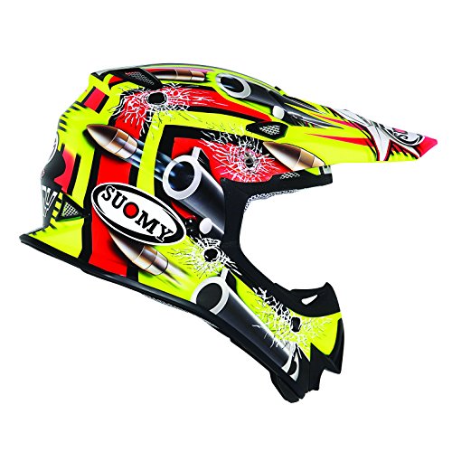 Suomy Casco Motocross MR Jump Bullet, Multicolor (Bullet Yellow), M