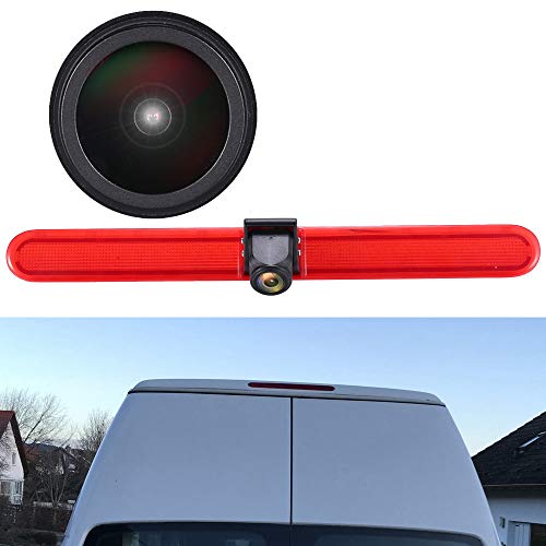 Super HD Gran Angular Cámara de Marcha Atrás para Coche, Noche Visión Cámara de Visión Trasera para VW T5 Multivan Caravelle Hochdach/T6 mit Hochdach/T5 Camper/Lupo 6X/Seat Arosa/Transporter/Van