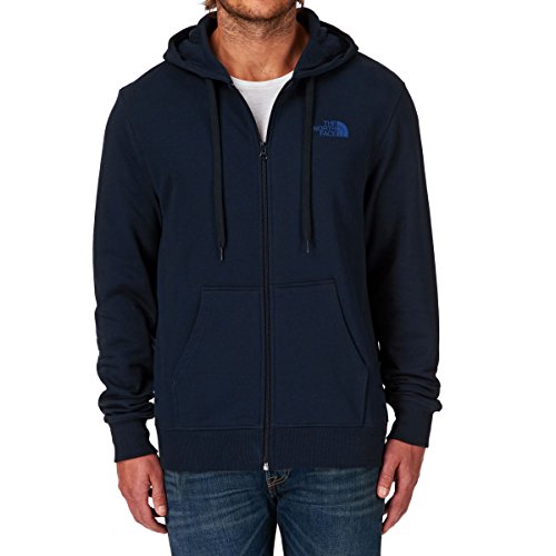 The North Face Full Zip Hoodie Open Gate Sudadera-Hombre, Azul, S