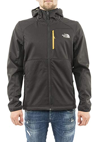 The North Face Hombres Búsqueda Softshell Encapuchado S Black