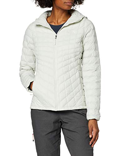 The North Face Hoodie Chaqueta con Capucha Thermoball, Mujer, Gris (Vaporous Grey), L