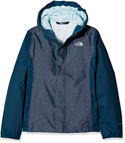 The North Face Kids TNF Chaqueta Resolve Reflective, Niñas, Blue Wing Teal Heather, S