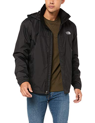 The North Face M Resolve 2 Chaqueta, Hombre, Negro (Tnf Blk/Tnf Blk), L