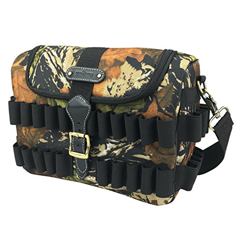 Tourbon Caza De Disparos Camuflaje Escopeta Cartucho Shell Juego Bolso