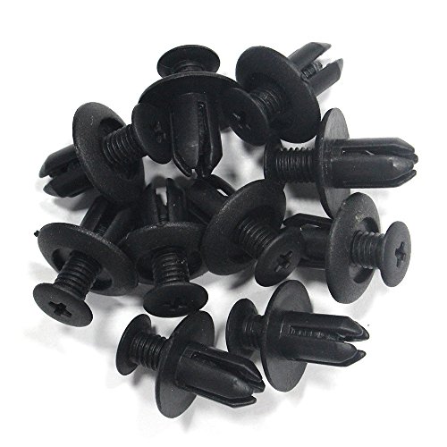 Tuqiang Coches Clips Remache de plastico Empuje Motor Guardabarros Sujetadores Clip de Retención 30 pcs 63876-95596