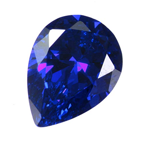 TuToy 16.87Ct Zafiro Azul Real 13X18Mm Decoraciones De Joyas De Piedras Preciosas Sueltas Cortadas Con Pera