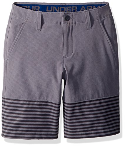 Under Armour Pantalones Cortos MP Vented Nov para niños, Niños, 1306054, Gris cinc (513)/Gris Zinc, 48