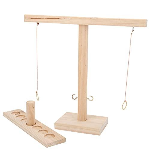 Uxsiya Tabla de madera para juguetes Toss Games, hecha a mano, de madera prémium, fácil de usar para interiores y fiestas