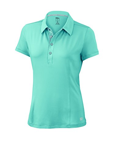 Wilson W Classic Polo, Mujer, Azul, S