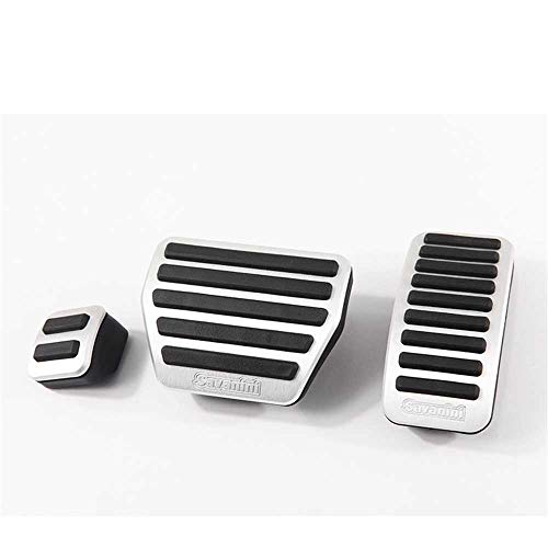 WOLDce Cubiertas de Pedales de Coche Almohadillas de Pedal de Cubierta de Almohadilla de Aluminio para Coche, aptas para Infiniti QX60 / QX80 y Nissan Murano