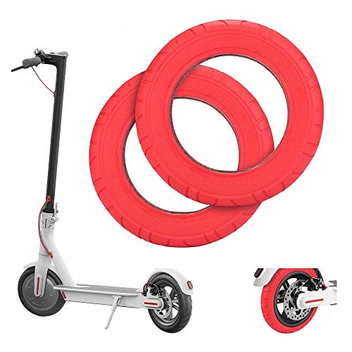 Wovatech Neumático Scooter Eléctrico | Rueda de Repuesto Delantera/Trasera de 10/8.5 Pulgadas | Neumático de Goma de Nido de Abeja para Xiaomi M365 / M365 Pro