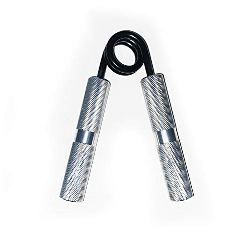 Yesloo Hand Grip Strength, Pinza de Entrenamiento de antebrazo de Metal, 5 resistencias 100LB-300LB, Ejercitador de Manos, Entrenamiento Muscular y rehabilitación (Plata)