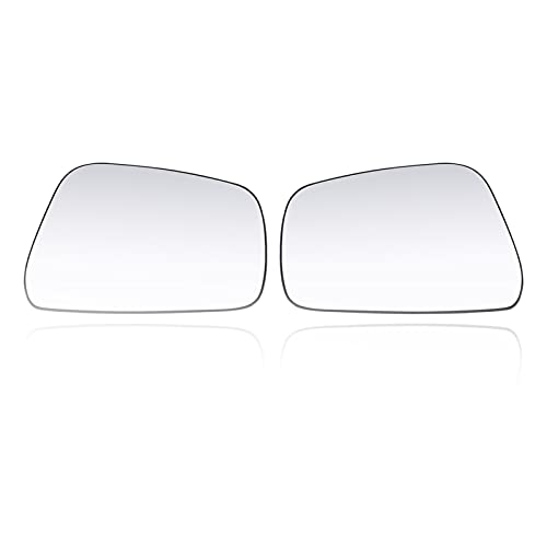 YFQH Izquierda/Derecha Vista Trasera Espejo eléctrico Puerta Puerta retrovisor Espejo de Cristal Ajuste para Nissan Navara D40 2005 2006 2007 2009-2015 (Color : Pair)