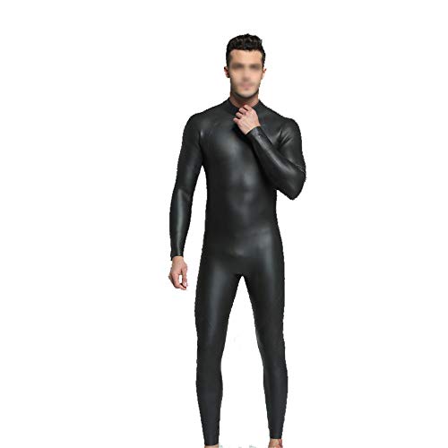 Yhjkvl Traje de Neopreno Hombres Trajes de Deportes acuáticos de Cuerpo Entero de Verano Traje de Surf Kayak for Bodyboard (Color : Black, Size : L)