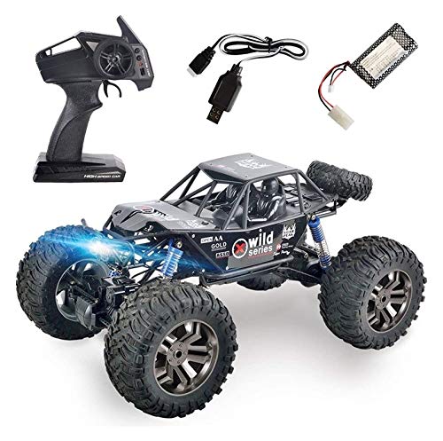 YYQIANG 1: 8 4WD RC Truck Bigfoot Off-Road Control Remoto Control Coche, 30km / h Escalada de alta velocidad Vehículo todoterreno Terrain Terreno Calzando RC Vehículo, Niños Navidad Control Remoto Toy