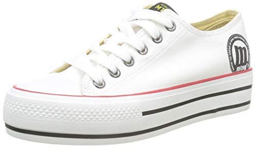 Zapatillas de Lona Blancas Mustang 69423