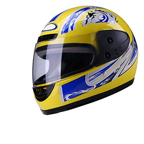 ZYW Calle Casco De La Motocicleta Vespa De Coches Casco Casco Femenino Cuatro Estaciones Anti-Niebla Antichoque Anti-Colisión Cubierta Completa Casco Off-Road Casco De La Motocicleta,Style 6