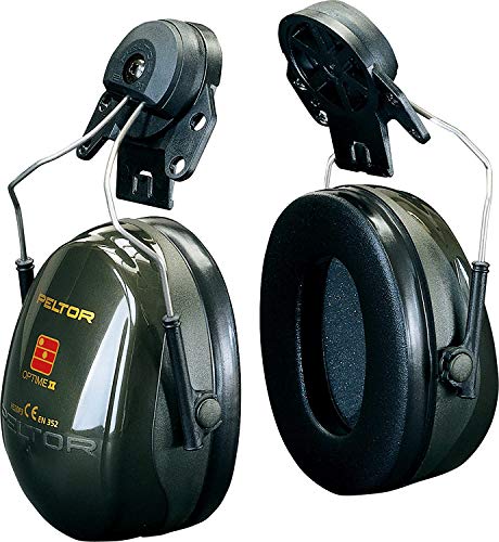 3M PELTOR H520P3A-410-GQ - Optime II Orejeras para casco Verdes 30 dB (1 orejera/caja)