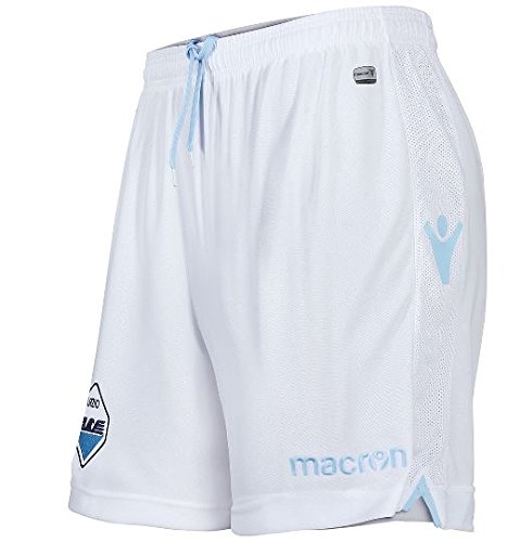 58086207 SS Lazio Macron 2016/2017 Pantalón corto Racing Home oficial MM JR niño (JXL)