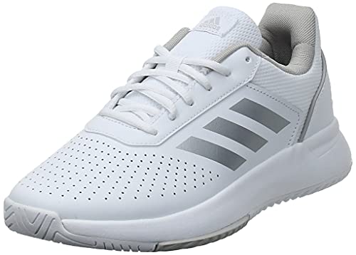 Adidas COURTSMASH, Zapatillas de Deporte Mujer, Blanco (Ftwbla/Plamat/Gridos 000), 39 1/3 EU