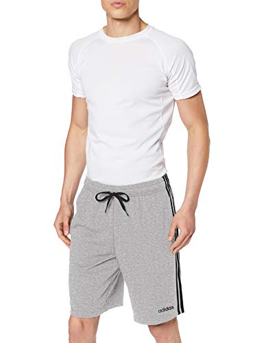 adidas Essentials French Terry 3 Bandas Pantalón Corto, Hombre, Gris (Medium Grey Heather), XL