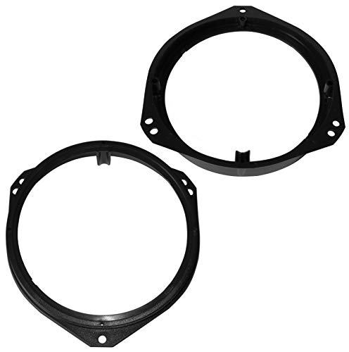 Aerzetix: 2 Adaptadores soportes de Altavoces - 165mm - Puertas Delanteras/Traseras – para Automóvil