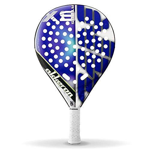 Akkeron Pala de padel Atlas R X9 funda incluída | Carbono | Azul