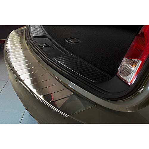 Avisa 2/35321 Protector del Parachoques Trasero Inoxidable Compatible con Opel Insignia Sportstourer 2008- 'Ribs'