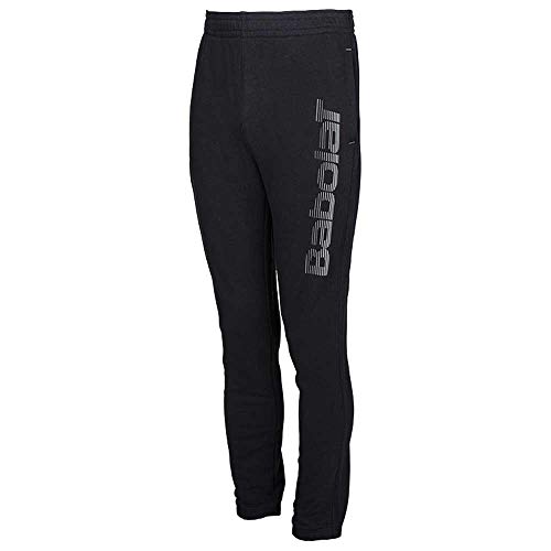 Babolat Core Sweat Pant Big Log B Pantalón de chándal, Niños, Black/Black, 6-8