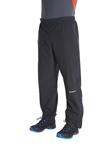 Berghaus 422077BP6 Pantalones para Caminar, Hombre, Black/Black, XL