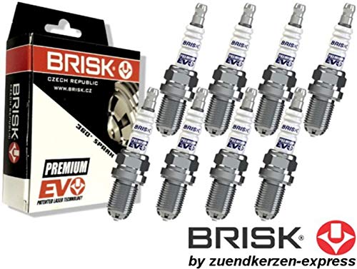 BRISK Premium EVO DR15SXC 1898 Bujías de Encendido, 8 piezas