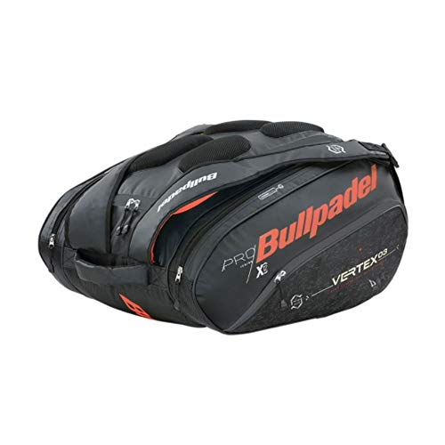 Bull padel Bolsa BULLPADEL BPP-21001 Vertex Big 005 Paletero, Adultos Unisex, Negro (Negro), Talla Única